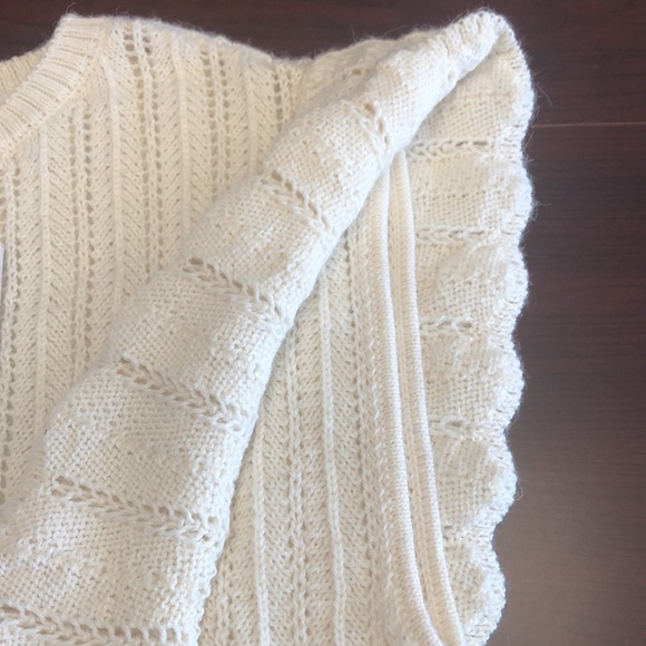 Iro Sleeveless Sweater  Cream  Size Small - Picture 5 of 8